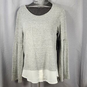 NWT Simply Vera ~‎ Vera Wang Women's Long Sleeve Pullover Sweater Shirt Size XS